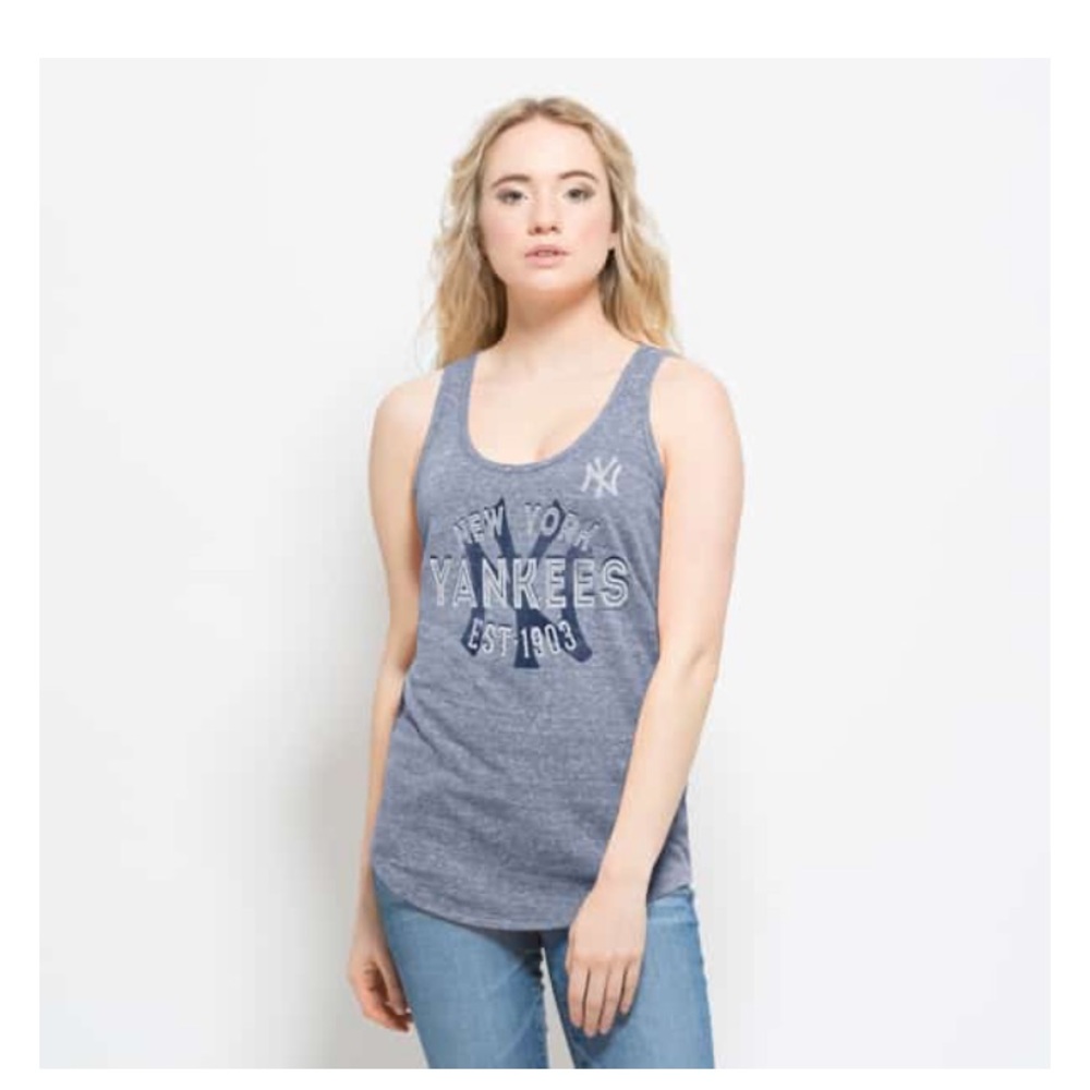 New York Yankees Splash Tank Top Womens Nightfall 47 Brand